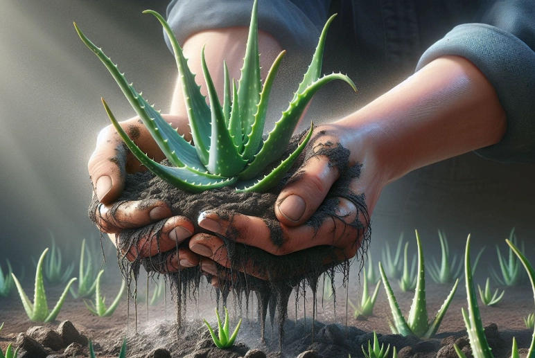 how to repot aloe vera