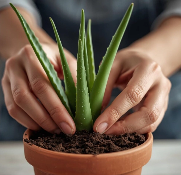 how to repot aloe vera