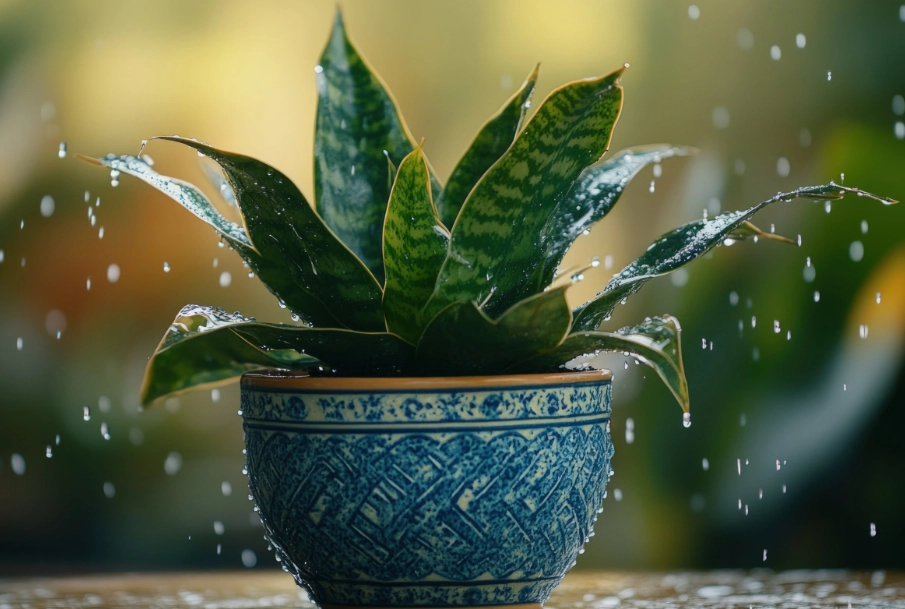 snake plant overwatering