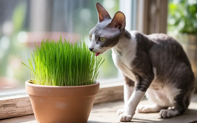 grow cat grass