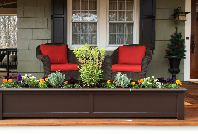 front porch planters