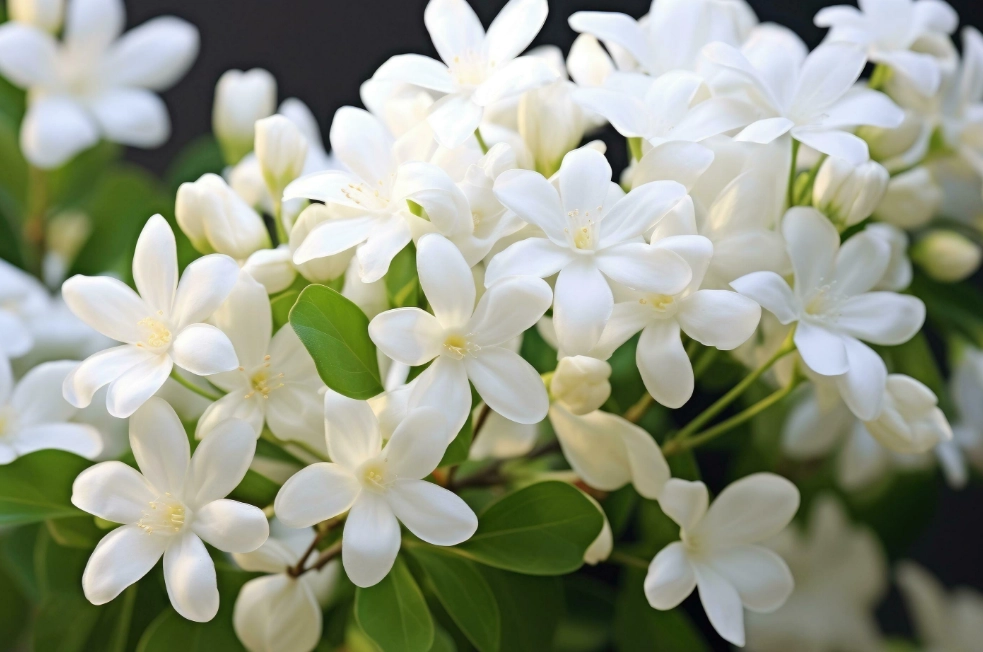 white jasmine flower